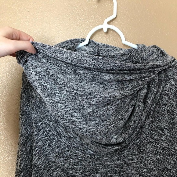 Elan Grey Cowl Neck Long Sleeve Tunic One Size - Picture 5 of 7